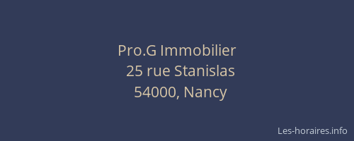 Pro.G Immobilier