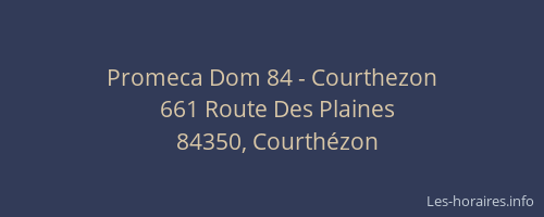 Promeca Dom 84 - Courthezon