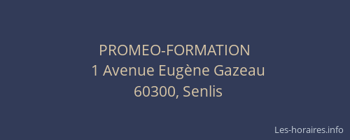 PROMEO-FORMATION