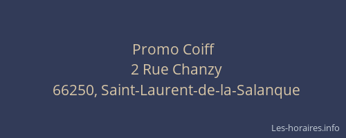 Promo Coiff