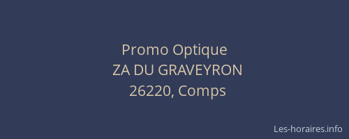 Promo Optique