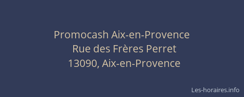 Promocash Aix-en-Provence