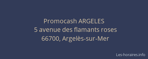 Promocash ARGELES