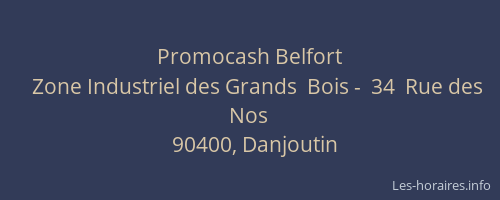 Promocash Belfort