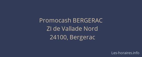 Promocash BERGERAC