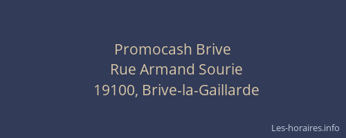 Promocash Brive
