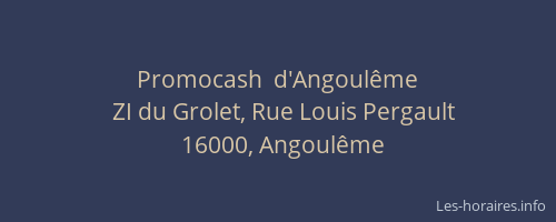 Promocash  d'Angoulême