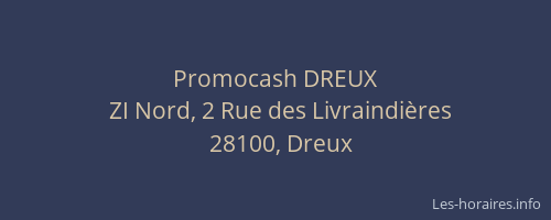 Promocash DREUX