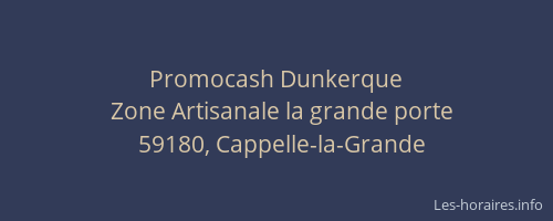 Promocash Dunkerque