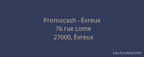 Promocash - Évreux