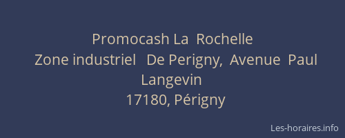 Promocash La  Rochelle