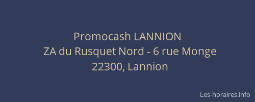 Promocash LANNION