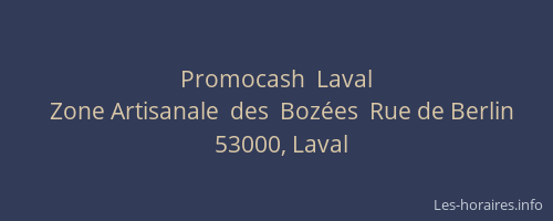 Promocash  Laval