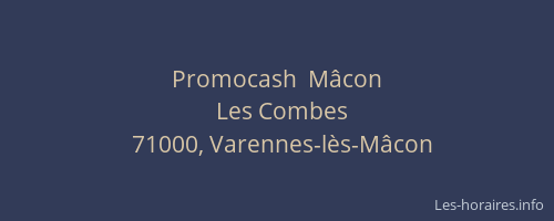 Promocash  Mâcon