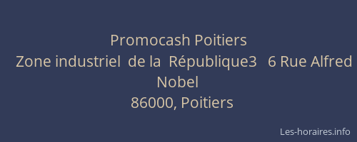 Promocash Poitiers