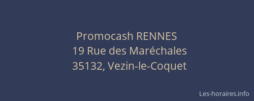 Promocash RENNES