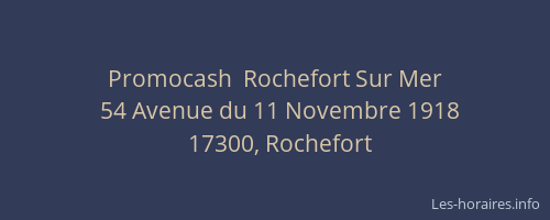 Promocash  Rochefort Sur Mer