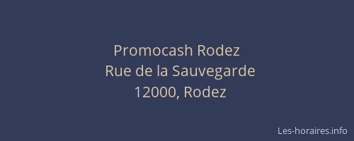 Promocash Rodez