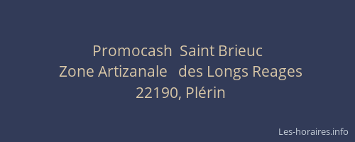Promocash  Saint Brieuc