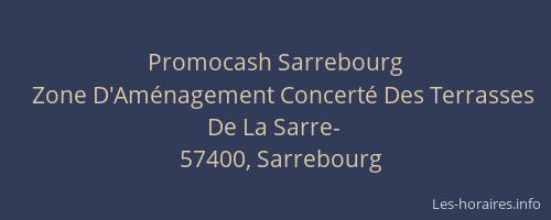 Promocash Sarrebourg