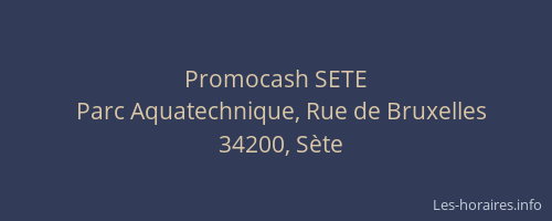 Promocash SETE