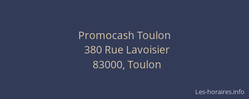 Promocash Toulon