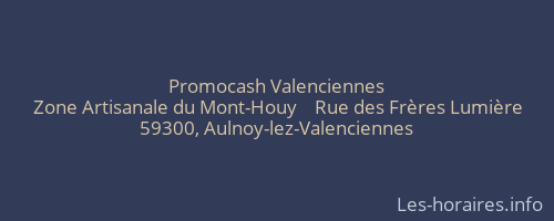 Promocash Valenciennes