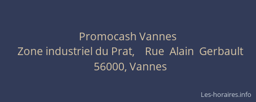 Promocash Vannes