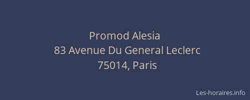 Promod Alesia