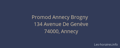 Promod Annecy Brogny