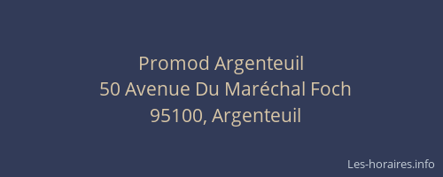 Promod Argenteuil