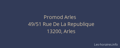 Promod Arles