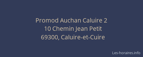 Promod Auchan Caluire 2