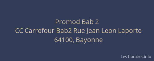 Promod Bab 2