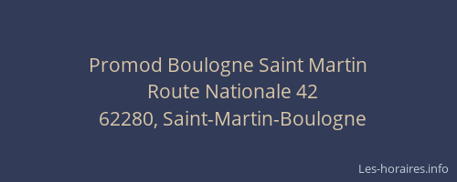 Promod Boulogne Saint Martin