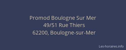 Promod Boulogne Sur Mer