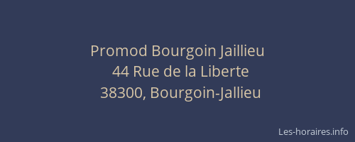 Promod Bourgoin Jaillieu