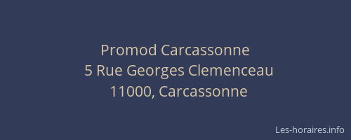 Promod Carcassonne