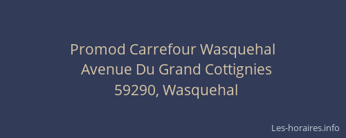 Promod Carrefour Wasquehal