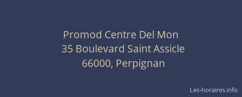 Promod Centre Del Mon