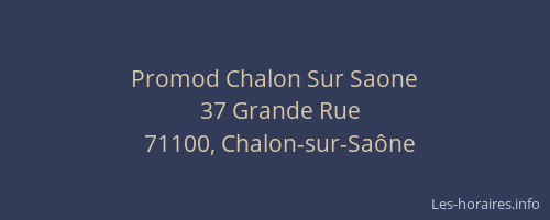 Promod Chalon Sur Saone