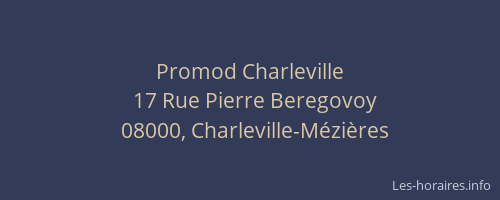 Promod Charleville