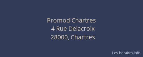 Promod Chartres