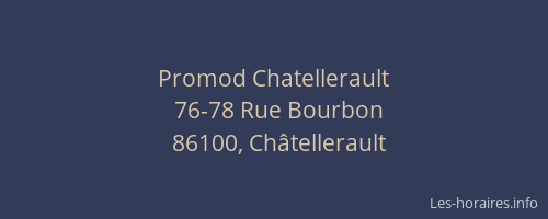 Promod Chatellerault