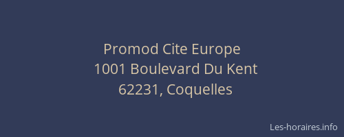 Promod Cite Europe