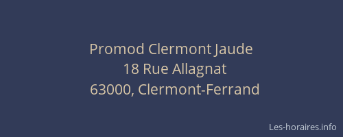Promod Clermont Jaude