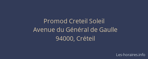 Promod Creteil Soleil