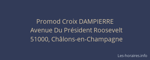 Promod Croix DAMPIERRE