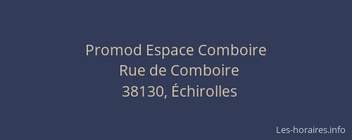Promod Espace Comboire