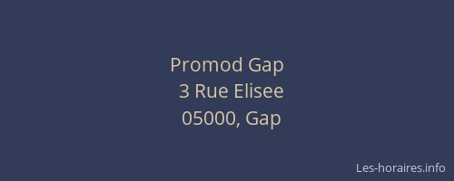 Promod Gap